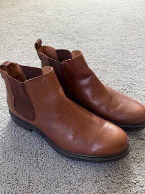 Enzo Tesoti Chelsea Boots - Sz. 41 (US Men's 8.5) -Made in Spain - Brown Leather